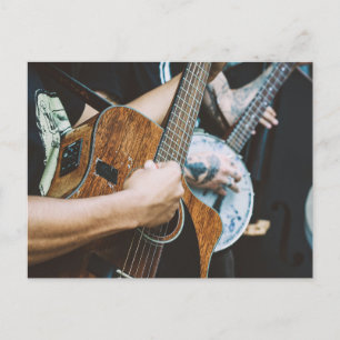 Phantastische Gitarre Postkarte