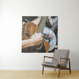 Phantastische Gitarre Wandteppich