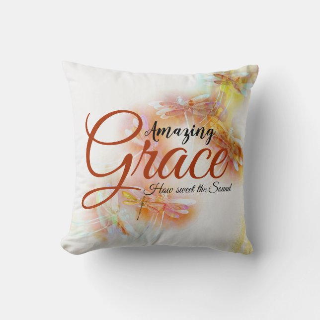 Phantastische Gnade Kissen (Vorderseite)