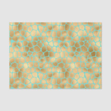 Phantastische goldene Giraffe auf blauem Hintergru