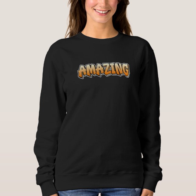 Phantastische Graffiti-Stilgestaltung, die Phantas Sweatshirt (Vorderseite)
