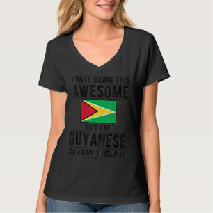 Phantastische guyanische Flagge Guyana Guyana Root T-Shirt