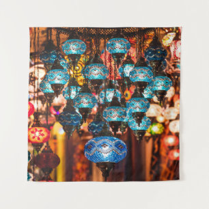 Phantastische handgefertigte türkische Lampen im S Wandteppich