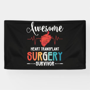 Phantastische Herztransplantation Operation Surviv Banner
