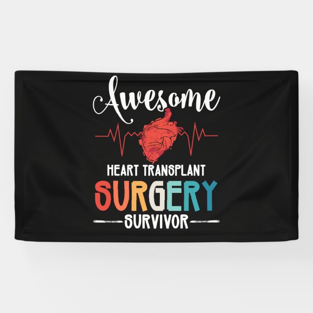 Phantastische Herztransplantation Operation Surviv Banner (Horizontal)