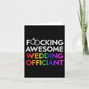 Phantastische Hochzeitseröffnungsfeier für T-Shirt Karte