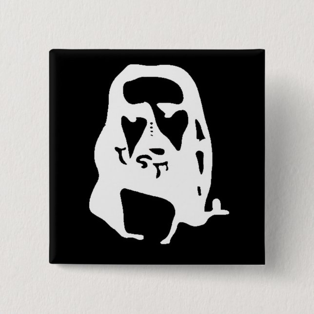 Phantastische Jesus Christus-Illusion Button (Vorderseite)