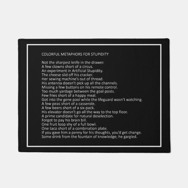 Phantastische Jokes-Türmatte 8 Fußmatte (Vorderseite)