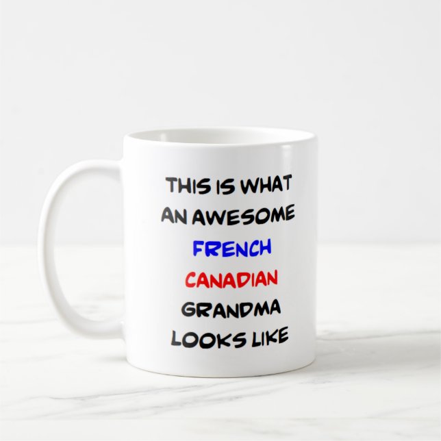 phantastische kanadische Oma Kaffeetasse (Links)