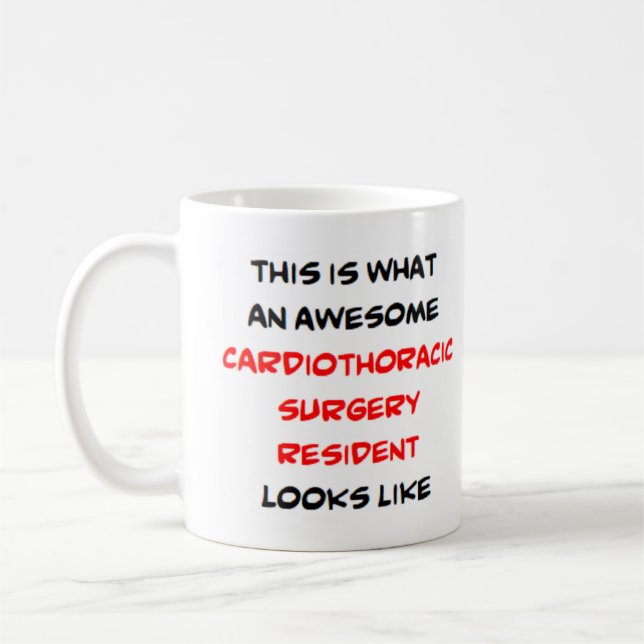 phantastische kardiothorakale Operation Resident K Kaffeetasse (Links)