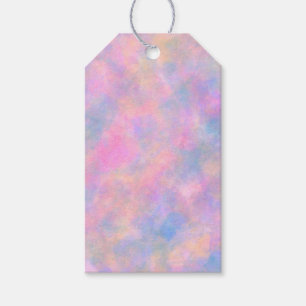 Phantastische Kombination von Pastellfarben Geschenkanhänger