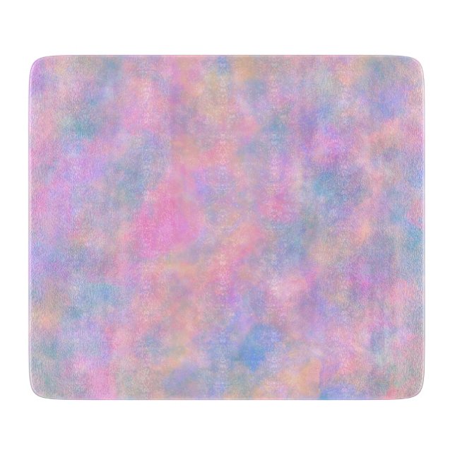 Phantastische Kombination von Pastellfarben Schneidebrett (Vorderseite)