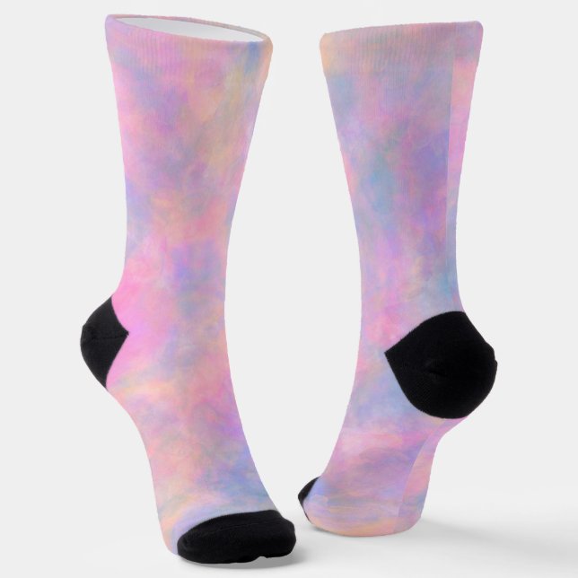 Phantastische Kombination von Pastellfarben Socken (Gewinkelt)