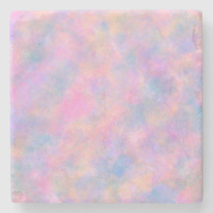 Phantastische Kombination von Pastellfarben Steinuntersetzer