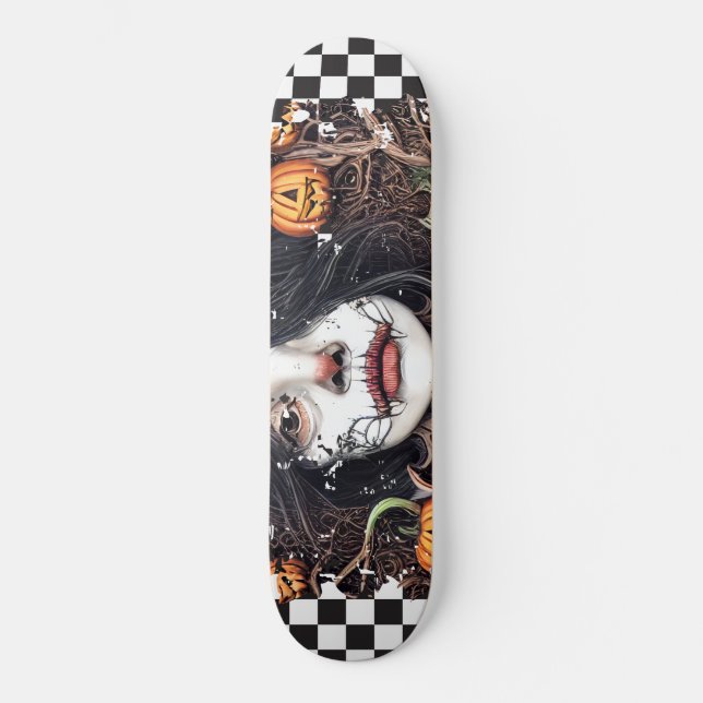 Phantastische Lady-Welt Skateboard (Vorderseite)