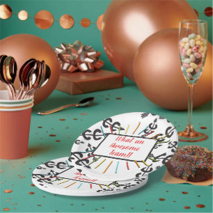 Phantastische länderübergreifende Papiertafel Pappteller