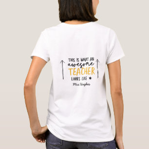 Phantastische Lehrerin, moderne Typografie T-Shirt