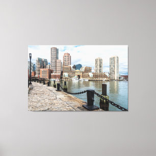 Phantastische Leinwand von Boston Skyline