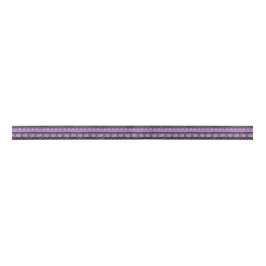 Phantastische Lila Tribal Print Satin Ribbon Satinband