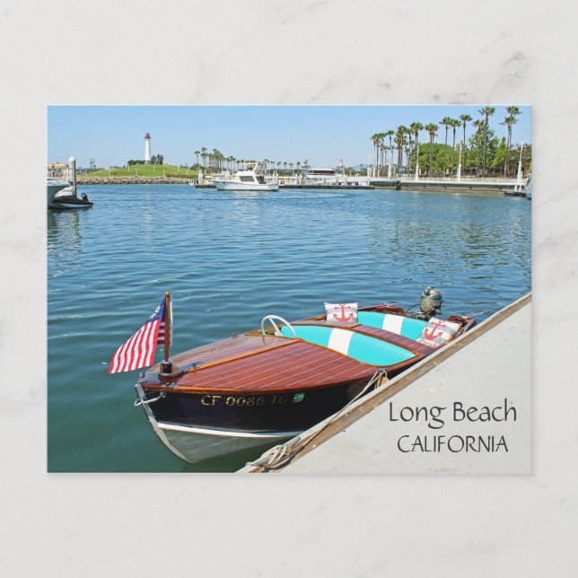 Phantastische Long Beach Postcard! Postkarte (Vorderseite)