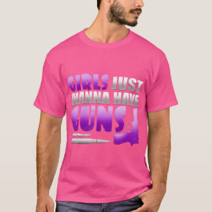 Phantastische Mädchen, die nur gerne Pistolenschüs T-Shirt