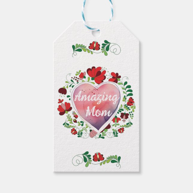 Phantastische Mama Kalligrafisches Skript Mutterta Geschenkanhänger (Vorderseite)