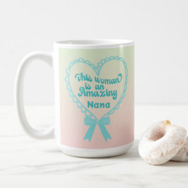 Phantastische Mama Nana Muttertag Blau Kaffeetasse