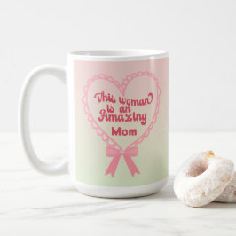 Phantastische Mama Nana Muttertag rosa Kaffeetasse
