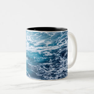 Phantastische Meereswellen Bestes Geschenk für M Zweifarbige Tasse