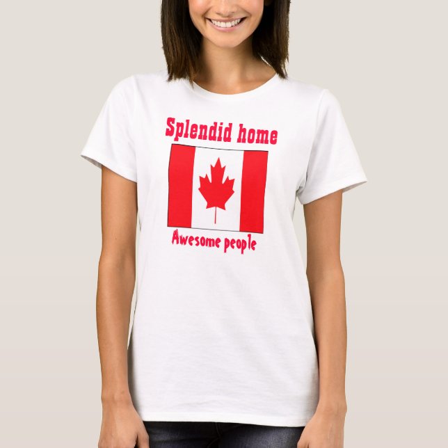 phantastische Menschen Kanada T - Shirt (Vorderseite)