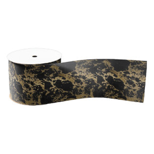 Phantastische moderne Imitate Gold Glitzer schwarz Ripsband