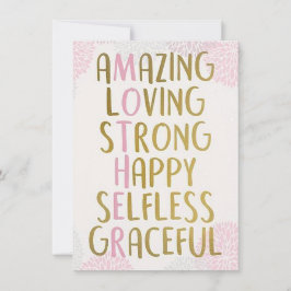 Phantastische Mutter Feiertagskarte