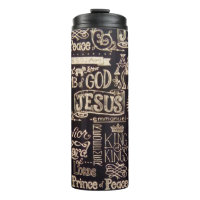 Phantastische Namen Jesu Christi Thermal Tumbler