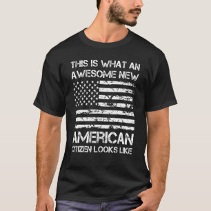 Phantastische neue amerikanische Bürger sehen aus T-Shirt