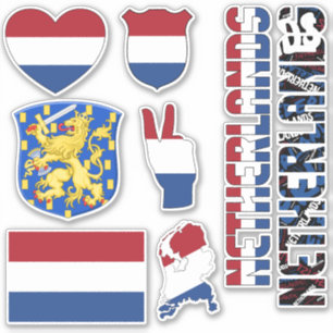 Phantastische Niederlande - Staatssymbole Aufkleber