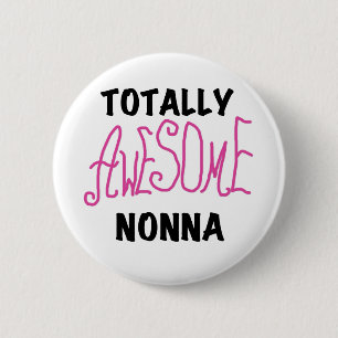 Phantastische Nonna Pink T - Shirt und Geschenke Button