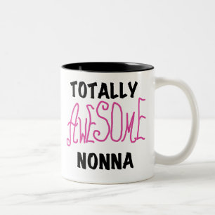 Phantastische Nonna Pink T - Shirt und Geschenke Zweifarbige Tasse