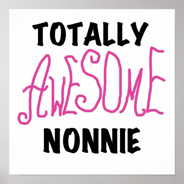 Phantastische Nonnie Pink Tshirts und Geschenke Poster (Vorne)
