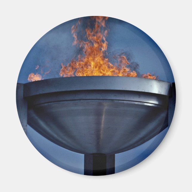Phantastische olympische Flamme Magnet (Vorne)