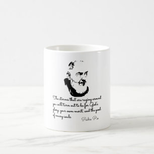 Phantastische Padre Pio Zitate über das spirituel Kaffeetasse