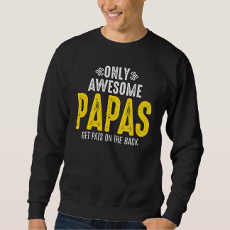 Phantastische Papa bekommen Pflücken für Männer Va Sweatshirt