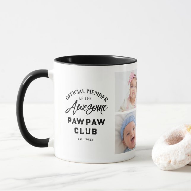 Phantastische PAWPAW-Tasse für FotoCollage Tasse (Mit Donut)