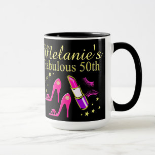 PHANTASTISCHE PERSONALISIERTE 50. BIRTHDAY DIVA-TA TASSE