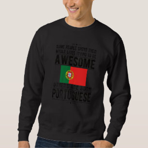 Phantastische portugiesische Flagge Portugal Portu Sweatshirt