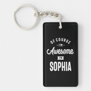 Phantastische Prinzessin ich bin Sophia Personalis Schlüsselanhänger