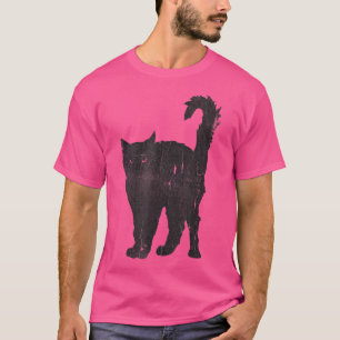 Phantastische Punk Rock Black Cat Mens & Womens T-Shirt