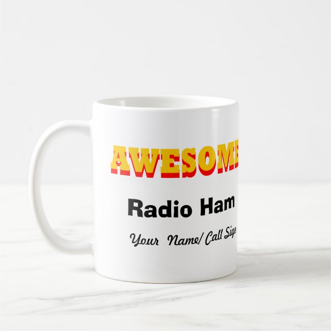 Phantastische Radiohams Tasse (Links)