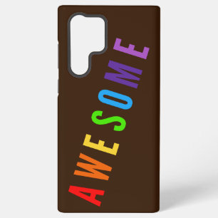 PHANTASTISCHE RAINBOW FARBEN POSTIVE FAPPY TEXT BR SAMSUNG GALAXY HÜLLE