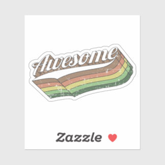 Phantastische Retro Aufkleber