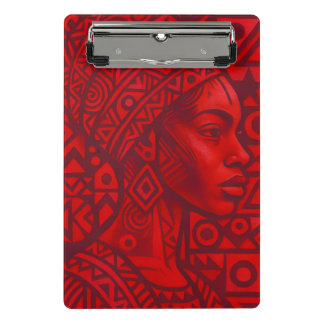 Phantastische rote Zwischenablagen Mini Klemmbrett